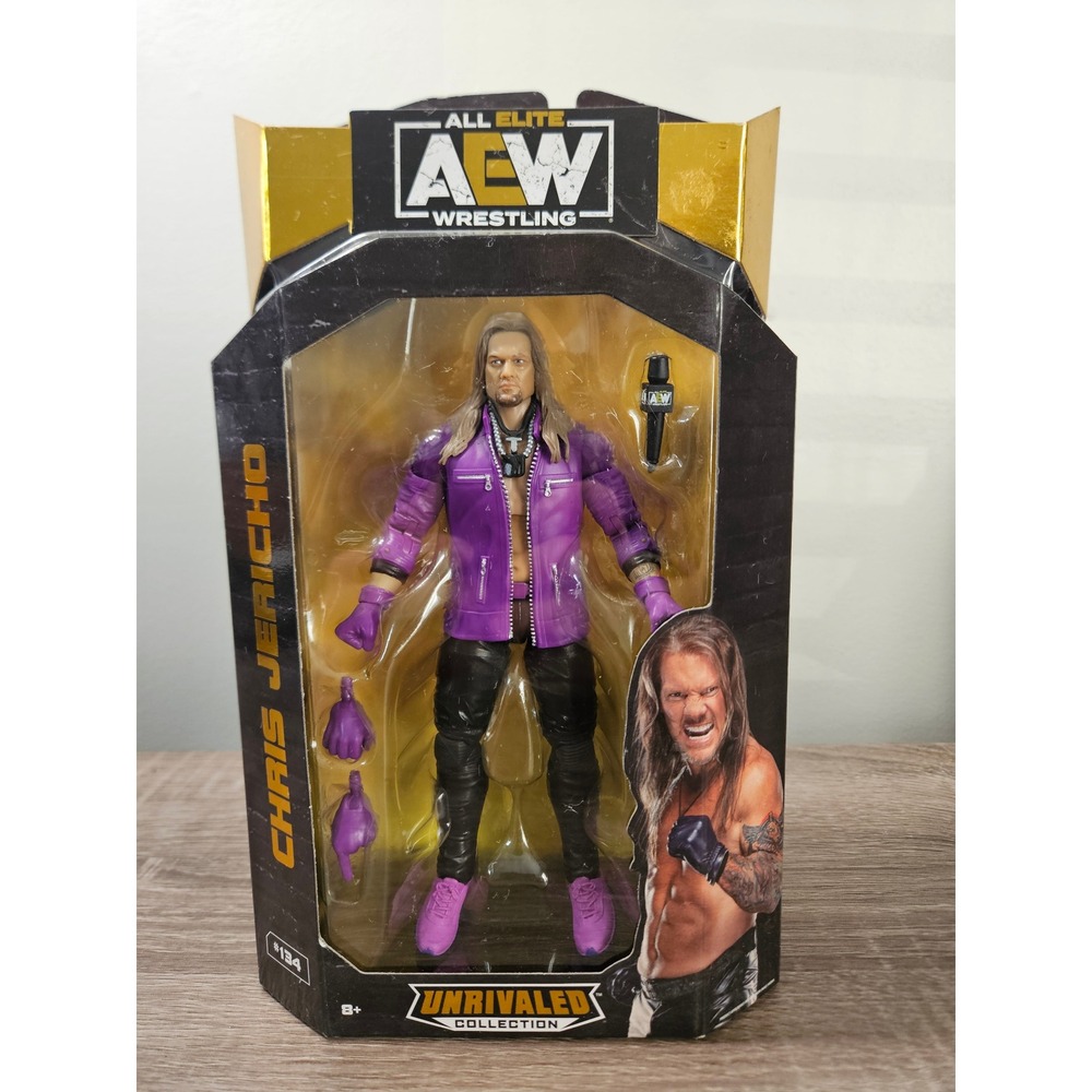 AEW Unrivaled‎ Collection Chris Jericho Action Figure 134 Purple Jacket New